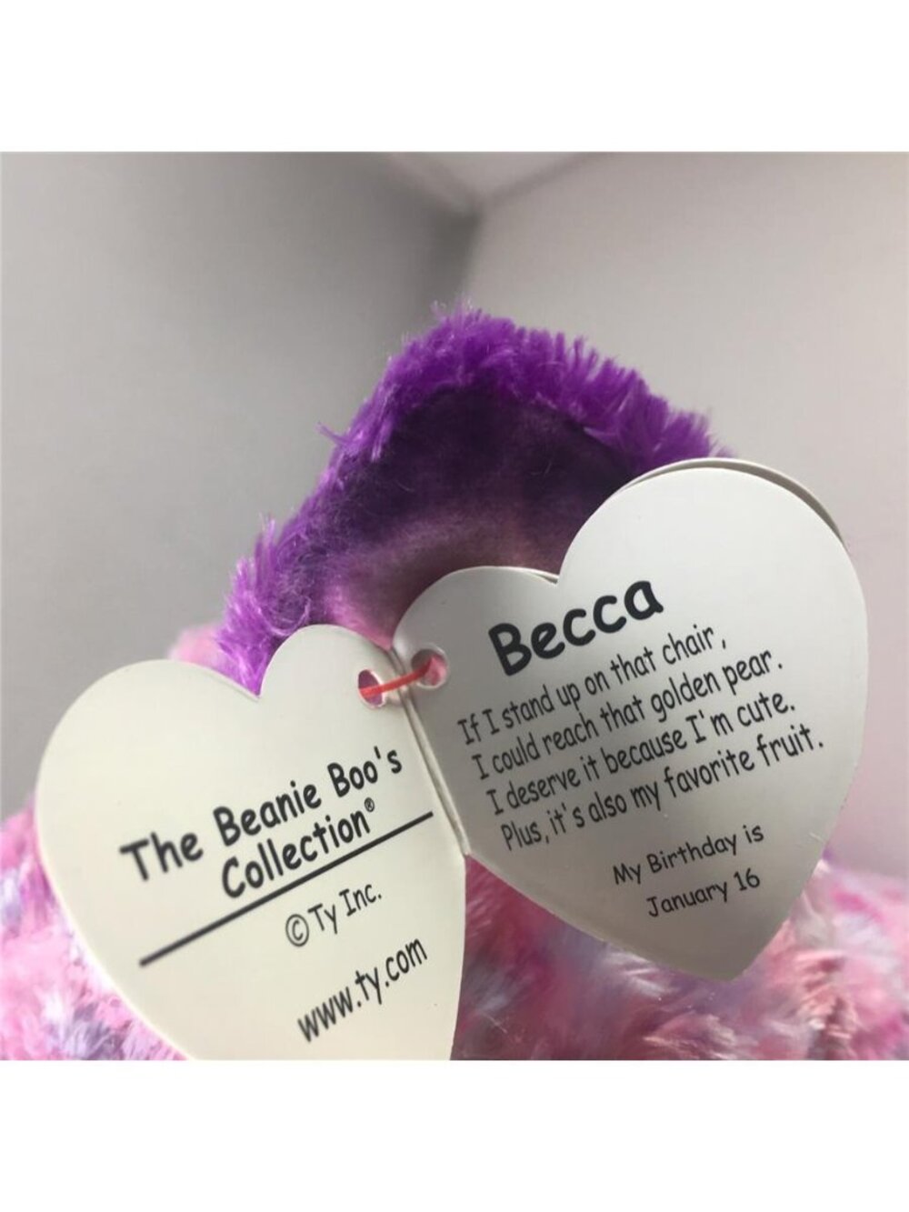 Giveaway2 2022 TY Beanie Boos - BECCA the Bush Baby (Regular Size - 6 inch) - Picture 6 of 8